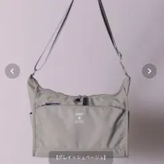anello 10ポケットショルダーバッグ グレイッシュベージュ