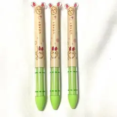 【新品】【3本セット】ちいかわminiペン/ロブスターなウサギ　２色　黒・赤