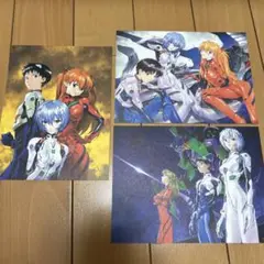 愛蔵版 エヴァンゲリオン ポストカード シンジ アスカ レイ 3枚