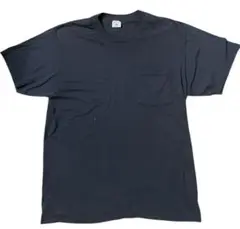 90s fruit of the loom Tシャツ ブラック 黒 ポケT 無地
