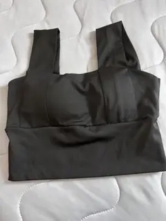 ストレッチ素材 ブラックブラトップ