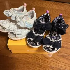 ムーンスター　サンダル　サマーシューズ　１６cm 色違い　お揃い