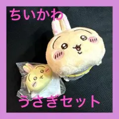 ちいかわ うさぎ おかおミニシリコンポーチ & ねそべりマスコット セット