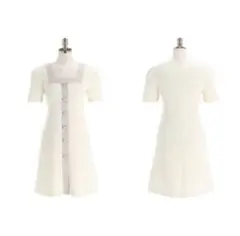 DESIGNED BY JI-Soo ツイードワンピース 韓国