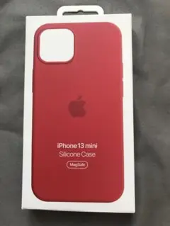iPhone 13 mini シリコーンケース　レッド