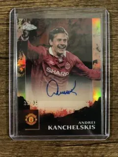 2024/25 Topps Chrome マンチェスター カルチェルスキス 直筆