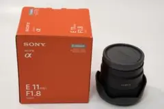 【新品級】SONY E 11mm F1.8 広角レンズ