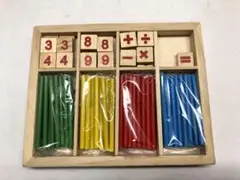 木製 数字ブロック 知育玩具