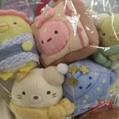 即購入可、新品未使用タグ付き、すみっコぐらし てのひらマスコット、ぬいぐるみ