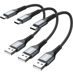 SUNGUY USB Type C ケーブル 0.15M 【3本組】