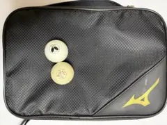 Mizuno 卓球バッグ 黒 ボール2個付き