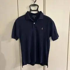 Polo Ralph Lauren ネイビーポロシャツ M (10-12)
