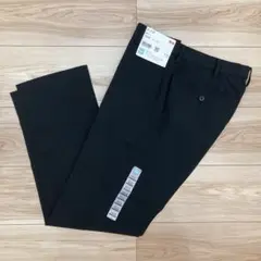 【未使用】ユニクロ 感動パンツ ブラック （裾上げ済）