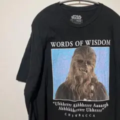 STAR WARS チューバッカ Tシャツ 2XL 黒　半袖 ビッグサイズ