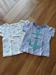 サマンサモスモス　ラーゴム　90サイズプリントTシャツ２枚