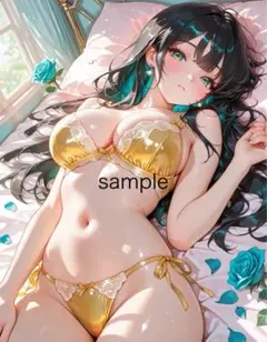 AIイラスト 美女 A4ポスター K17