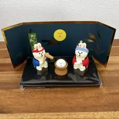 デコレ　コンコンブル　満月だんらん　餅つきうさぎセット