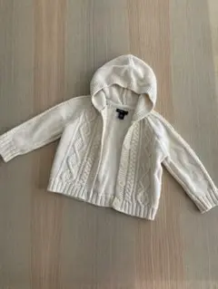 gap 美品 baby 90cm セーター アウターにも ざっくり編みが可愛い♡