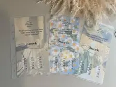 savingchallenge♡FlowerリフィルA6サイズ