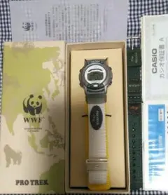 【未使用】CASIO【PRO TREK Ley】WWF コラボ 希少 限定特価品 稼働]CASIO PROTREK Ley プロトレックレイ/PRL