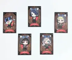 ペルソナ5　P5R P5X AMO CAFE　クリアカード　5点