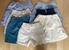 ハーフパンツ7点セット　サイズ150