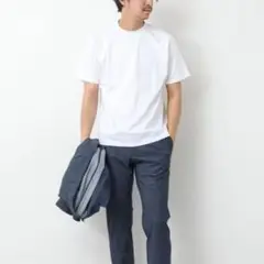 ノーリーズ メンズ シルケットスムース Tシャツ 白