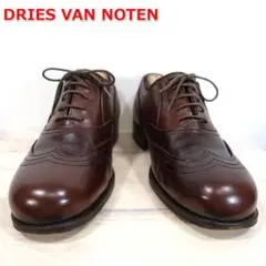 DRIES VAN NOTENモンクストラップアンティークレザーシューズ DRIES VAN NOTENモンクストラップアンティークレザーシューズ
