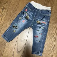 クレードスコープ　デニムパンツ 車　刺繍