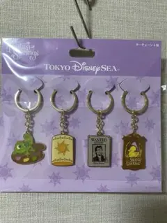 ファンタジースプリングス　ラプンツェル　キーホルダー4種セット