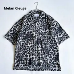 MelanCleuge メランクルージュ　メンズ　レオパード柄　半袖シャツ　M