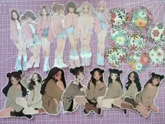 カット済コラージュシート＆ダイカットペーパーレースセット