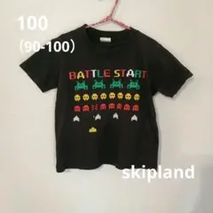 SkipLand スキップランド インベーダーゲームTシャツ 100