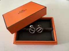 HERMES エルメス ピアス 希少 シルバーピアス