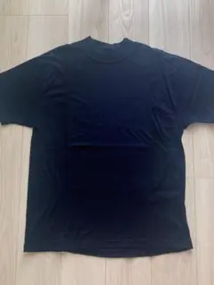 極美品 久米繊維 モックネックTシャツ 濃紺 XL