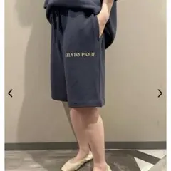 新品 ジェラートピケ 裏毛ハーフパンツM〜Lユニセックス