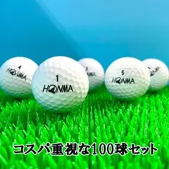 【122】ロストボール ホンマ 色々 ホワイト 100球 B