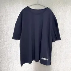 美品✦HIROKO BIS ストレッチワイドTシャツ XL ネイビー ゆったり