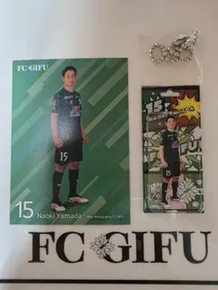 FC岐阜　非売品選手カード　ブリスター風キーホルダー　山田直輝