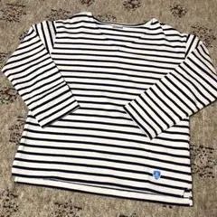 ORCIVAL ボーダーカットソー　Vネック
