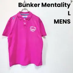 【Bunker Mentality】バンカーメンタリティ/ゴルフポロ/Lサイズ