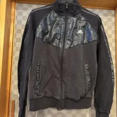 adidas ジャージ ジャケット 黒 L size