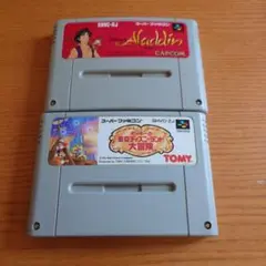 商品説明必読】スーパーファミコン　ディズニーソフトセット　動作未確認　ジャンク