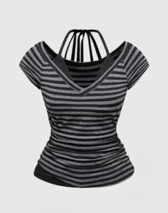 SHEIN グランジ Tシャツ y2k