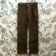 GR533 EDWIN JERSEYS ER003W 暖パン ブラウン S