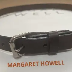 値下げ　美品　MARGARET HOWELL ホワイトレザーベルト WHITE LEATHER BELT | MARGARET HOWELL（マーガレット・ハウエル