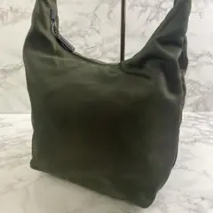 COACH コーチ ツイルファブリック×本革 レザー ハンドバッグ