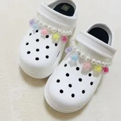 新品未使用★パール＆星★ジビッツ チャーム