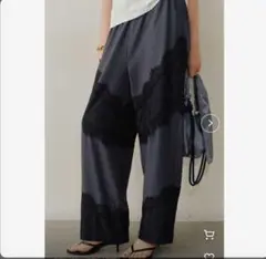 【新品未使用】yae レースデザインスラックス