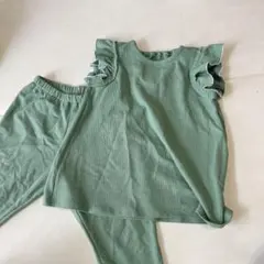 ドライクルーネックT レギンスパンツ セット 緑
